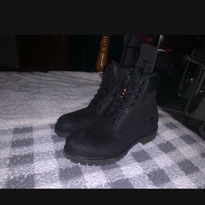 Timberlands, black, size 10 in mens.